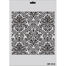 Ceylan Adam Mey Ithalat® Rich Dantel Seri DN-916 Stencil 35X25 cm