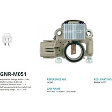 Genon M051 Alt. Konjektor 12V Mitsubishi / Nissan / Subaru Impreza - Legacy - Forester (L. S) VR-H2009-115-IM342-IM350-A866X34272