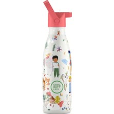 Cool Bottles Paslanmaz Çelik Suluk - The Kids Bottle Curious Explorers 350 ml CBBK35CE