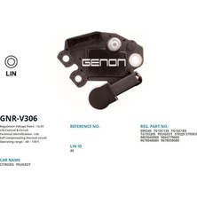 Genon V306 Alt. Konjektor 12V Citroen Berlingo - C4 - C5 - Jumpy - Ds4 1.6 Hdı / Peugeot 207 - 3008 - 5008 - Ex Pert - Partner VR-V1143-M583