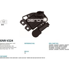 Genon V224 Alt. Konjektor 12V Mercedes C180 - C200 - E200 - CLK200 / Bmw 520 - 525 - 530 - 730 - X3 / Audi A6 ( Bss) VR-V3780-M646-M545