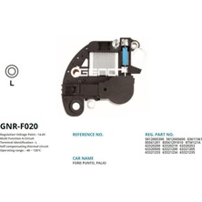 Genon F020 Alt. Konjektor 12V Fiat Linea - Punto - Palio - Bravo -Stilo - Doblo / Alfa Romeo / Lancia / Opel (L ) VR-F151A-IX121-IX122