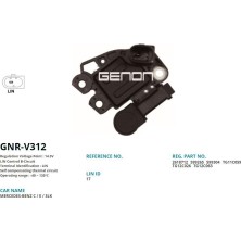 Genon V312 Alt. Konjektor 12V Mercedes C180 - C200 - E200 / Mitsubishi Colt 1.5 Dı-D / Smart (Lın) VR-V8712-M636