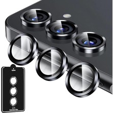 Aksesuar Galaxy Serisi Kamera Lens Koruyucu - 9h Sertlik Otomatik Hizalama Aparatlı Alüminyum Çer