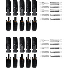 SS04 Fotovoltaik Güneş Paneli Konnektör Seti 1000V 30A IP67 UL-94V0 Ce Sertifikalı 10