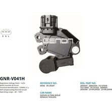 Genon V041H Alt. Konjektor 12V Nissan Altima - X-Trail / Renault Koleos (C(Pwn). S. L) VR-V0447-M556