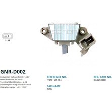 Genon D002 Alt. Konjektor 12V Daewoo Tico - Damas / Mercury Marine / Kıa 75 Amp Dık Fıs (L. Ig) VR-K04-IY510-DAD25006D