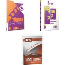 2027 Benim Hocam Tyt Türkçe Çek Kopar 10 Lu Branş Denemesi Deneme + Soru + Anla Kazan Paragraf Deneme 3'lü Set
