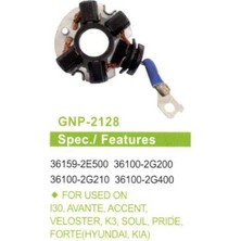 Genon 2128 Mars Komur Yuvasi 12V Hyundai Yf Sonata - Genesis - Grandeur Hg - K5 - K7 / Kıa Sportage R 36159-2E500-36100-2G200-36100-2G210