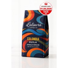Lalinora - Colombia Huila Çekirdek Kahve 250G Espresso & Filtre - Sca 87 Puan %100 Arabica Single Origin Nitelikli
