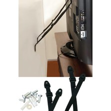 LCD LED Tv Askısı Dolap Gardırop Büfe Kitaplık Sabitleme Bebek Çoçuk Koruma Deprem Güvenlik