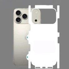 iPhone 17 Pro ile Uyumlu Şeffaf – Arka Yüzey Koruma Çizilmez, Darbe Emici, Ince ve Hafif Şeff