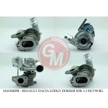 Gua 40649 Turbo Şarj Renault Dacia Logan Mcw Lodgy Dokker Sandero Duster 4x4 K9K 1.5 Dci 65-75BG 144116446R-144110429R-144118936R