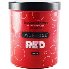 Morfose Profesyonel Ağartma Tozu 450 G / 15,8 Oz Kırmızı Ağartma Tozu Kuaför Malzemeleri Saç