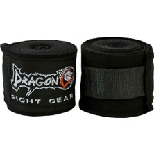 Dragondo Elastik Boks Bandajı 5mt, Tek Ebat, 83815-01, Sıyah