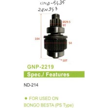 Genon 2219 Mars Dislisi 9 Dıs Mazda B2200 / Toyota Pick-Up / Kıa Bongo - Besta ZEN-0947-UMD-5435-ND-214