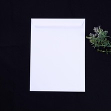 Bimotif Beyaz Zarf, 17X25 cm 10 Adet