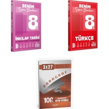 2027 Benim Hocam 8. Sınıf Soru Bankam Inkılap Tarihi ve Atatürkçülük T C + Türkçe Soru + Ankapade 3'lü Set