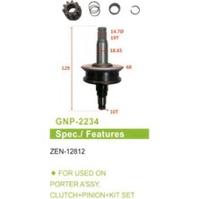 Genon 2234 Mars Dislisi 10 Dıs Mitsubishi E2500-E3000 - Fuso Canter - L200 ZEN-1046-ZEN-12812