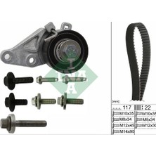 Ina 530014010 Triger Seti Ford Focus-Fiesta-Cmax 98> 1.25-1.4-1.6 ZETEC(100 Ps) 3M5Q 8A615 DA-1672143-31330784