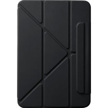 Bucuks Apple iPad 2025 10.9 10.nesil (A16) Edz Manyetik Standlı Tablet Kılıfı - Siyah
