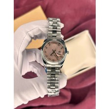 Elora Atelier Pembe Kadranlı Datejust Kadın Kol Saati