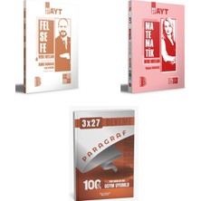 2027 Benim Hocam Ayt Felsefe ve Video Çözümlü + Matematik Konu + Anla Kazan Paragraf Deneme 3'lü Set