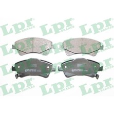 Lpr 05P1589 Ön Fren Balata Toyota Avensis 1,6l 1zr-Fae ZRT270 Benzinli 09-> 1,8l 2zrfae ZRT271 09-> 2,0l ADT270 AZT270 09-> / Verso 1,6l 1zrfae ZGR20 09 -> 0446502190-0446502280-044650F010