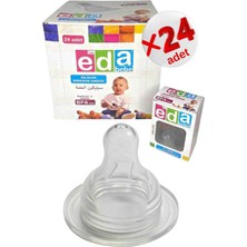 Lüks Eda Silikon Biberon Başlığı 24LÜ