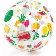 St. Morritz Şeffaf Ananas Meyveleri Desenli Top 51 cm