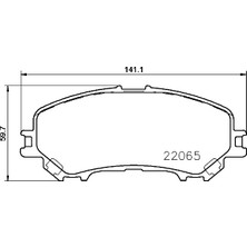 My 410604EA0A Ön Balata Renault Kadjar 15> Koleos Iı 15> Nissan Qashqai (J11) 13> x Trail Iıı 14> 410604EA0A-D10604CA0A-410601596R