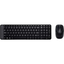 Logitech MK220 Kablosuz Set Siyah (920-003163)