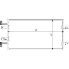 Oris Orıs CRN765016 Klima Radyatörü Renault Trafic Iı 06> Opel Vivaro 06> 2.0dci 2.5dci (729X391X16) 93861172-8200465480-8200465489
