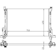 Oris Orıs MOP561023 Radyator Mechanical MT(750×490×23)VIVARO 1.6 Cdti/renault Trafic 1.6 Dcı (115PS) 14+ 630803 4422502-93868353-214104344R