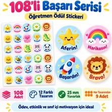 Kidzay 108’LI Başarı Serisi Öğretmen Ödül Stickeri