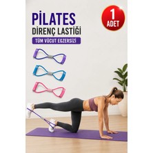 St. Morritz Pilates Direnç Bandı 1 Adet Tüm Vücut Egzersiz Çubuğu Elastik Esneme Bandı Fitness Ekipmanları