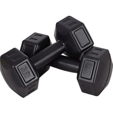 St. Morritz Spor 3 kg Dambıl Seti Fitness ve Ağırlık Seti Siyah