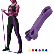 St. Morritz Direnç Bandı Direnç Lastiği Powerband Mor (208CM x 4.5mm x 32MM) 15-35 kg