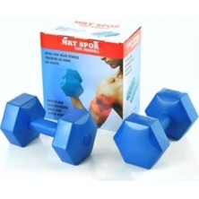 St. Morritz Yüksek Kalite Içi Demir Tozu Dambıl Ağırlık Seti 3x2 kg Dumbell Set
