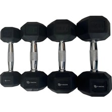 St. Morritz 2,5 kg Kauçuk Altıgen Dambıl – 1 Adet Hex Dumbbell