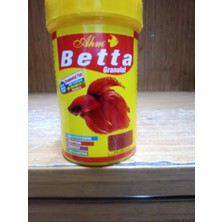 2 Adet Ahm Betta Granulat Beta Balığı Yemi 100 ml 45 Gram