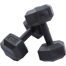 St. Morritz Yüksek Kalite Içi Demir Tozu Dambıl Ağırlık Seti 2x5 kg Dumbell Set