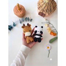 Minik Panda ve Zürafa Oyuncak Hayvanlar