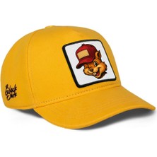 BlackBörk Kids Sincap Logolu Sarı Çocuk Beyzbol Şapka