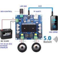 Store 2 x 100W Bluetooth 5.0 Amfi Devresi TDA7498 Tf Kart XH-A105