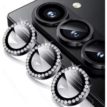 Nanospace Samsung Z Fold 8 Ultra Ile Uyumlu Taşlı Lens Cam Lens Kamera Koruyucu