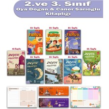 Timaş Çocuk 2. ve 3. Sınıf Oya Doğan Caner Sarıoğlu Kitaplığı Set 8 Kitap - Duygu Günlüğüm Mira ve Yetka Serisi - Faruk Serisi