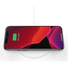 Store Boostcharge 10 W, iPhone 15, 14, 13, 12, Se, 11, Xs, Xr, X,8, Samsung Galaxy, Google Pixel Uyumlu Hızlı Kablosuz Şarj Cihazı, Beyaz, WIA001VFWH