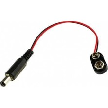 Store 9 V Pil Barrel Dönüştürücü Kablo - 9 V To Dc Barrel Adapter