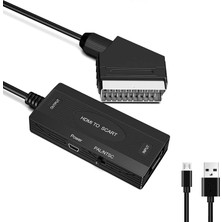 Store GA94 HDMI To Scart 1080P Hd Av Video Çevirici Dönüştürücü Adaptör